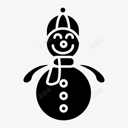 雪人阿尔卑斯山北极svg_新图网 https://ixintu.com 冬季 雪人 阿尔卑斯山 北极 图标 实心