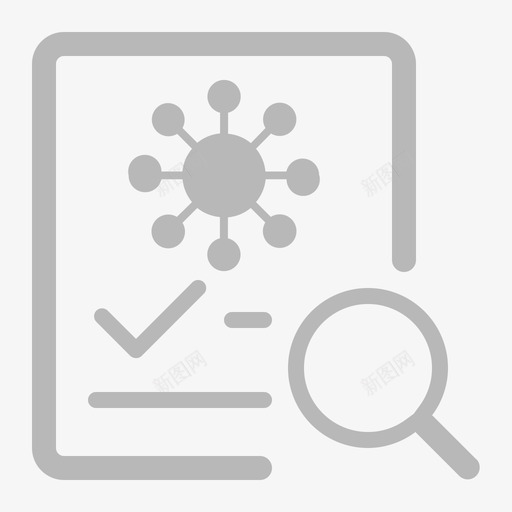 ico线性图标医生工作站细胞单据查svg_新图网 https://ixintu.com 线性 图标 医生 工作站 细胞 单据查 据查