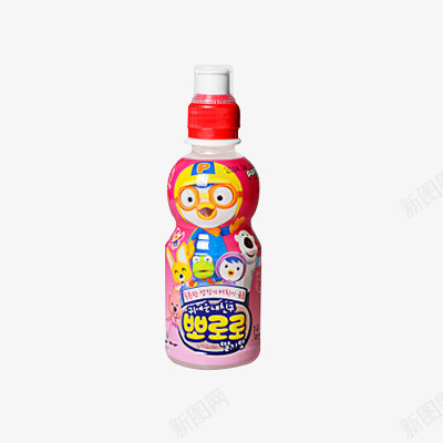 12啵乐乐草莓味饮料png免抠素材_新图网 https://ixintu.com 乐乐 草莓 饮料