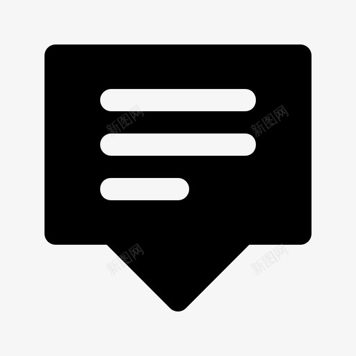 排行榜评论消息svg_新图网 https://ixintu.com 排行榜 评论 消息 通知 通用 用户界面