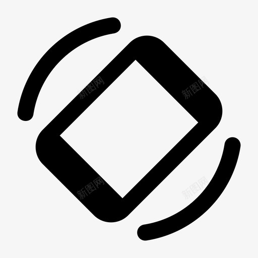 旋转屏幕智能手机倾斜svg_新图网 https://ixintu.com 旋转 屏幕 用户界面 智能 手机 倾斜 通用