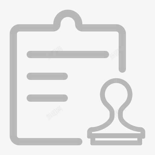 ico线性图标中药房管理请领单审核svg_新图网 https://ixintu.com 线性 图标 中药房 管理 请领 单审核 审核