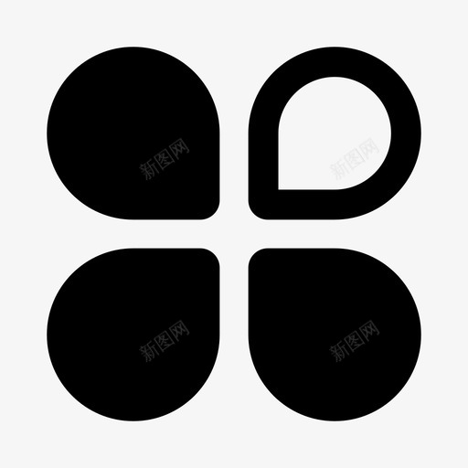 获客svg_新图网 https://ixintu.com 获客 填充 扁平 简约 单色 商务 圆润