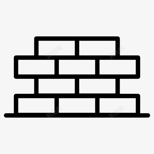 砌砖工建筑服务施工现场svg_新图网 https://ixintu.com 施工 墙体 砌砖 砖工 建筑 服务 现场 制作 工具集 实心 图标