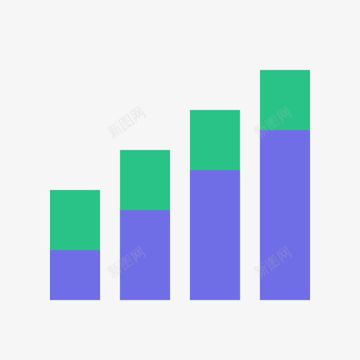 ic图表堆积柱svg_新图网 https://ixintu.com 图表 堆积