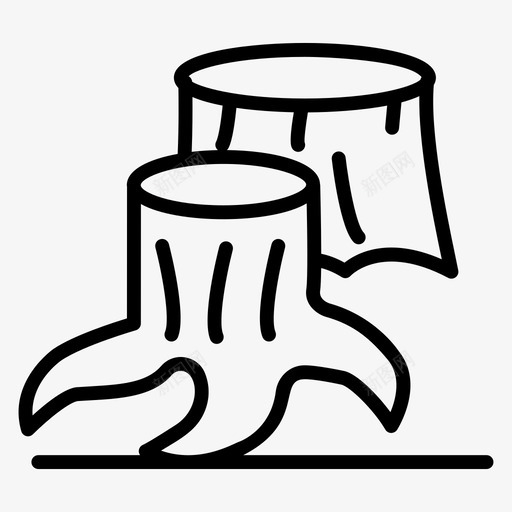 树木砍伐砍伐树木砍伐森林svg_新图网 https://ixintu.com 树木 砍伐 森林 修剪 木材 切割 向量 图标