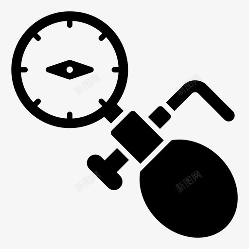 血压计动脉脉搏血压袖带svg_新图网 https://ixintu.com 血压计 动脉 脉搏 血压 袖带 医疗保健 字形 矢量 矢量图 图标