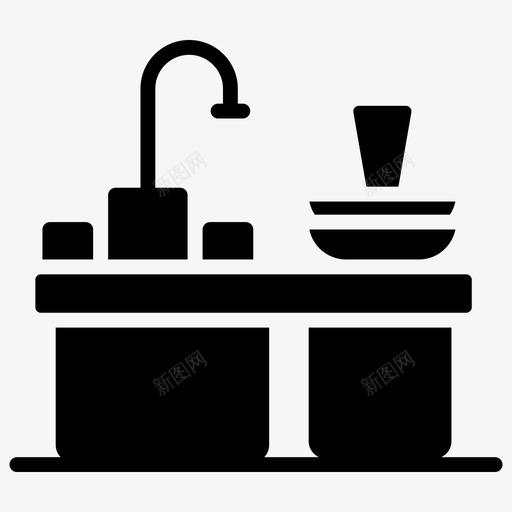 干净的厨房干净的餐具干净的水槽svg_新图网 https://ixintu.com 干净 厨房 餐具 水槽 管家 服务 整洁 一组 卫生保健 字形 矢量