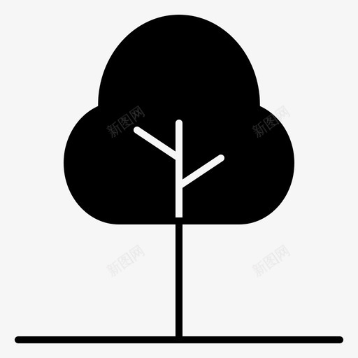 树绿色植物自然svg_新图网 https://ixintu.com 自然 绿色植物 文集