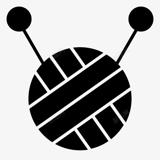 球羊毛球图案字形set77svg_新图网 https://ixintu.com 羊毛 图案 字形