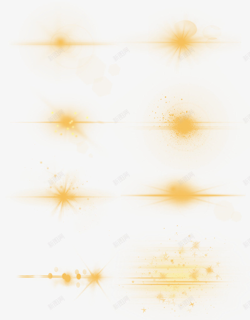 光效星光金色点光光晕炫光高光光圈套图png免抠素材_新图网 https://ixintu.com 光效 星光 金色 点光 光晕 炫光 高光光 光光 圈套