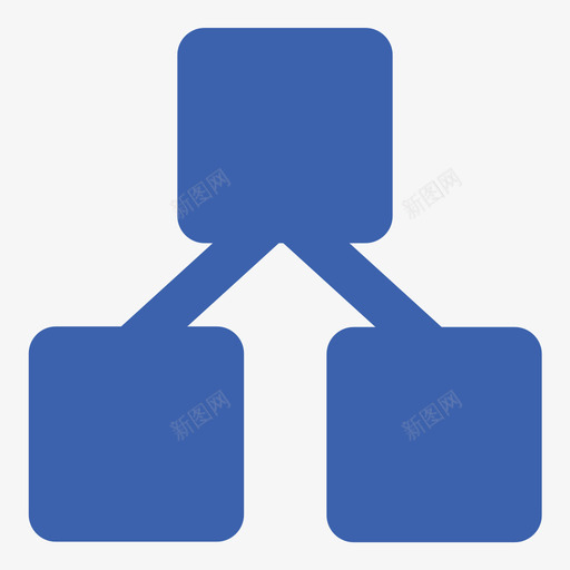 icon组织管理svg_新图网 https://ixintu.com 组织 管理 填充 扁平 简约 圆润