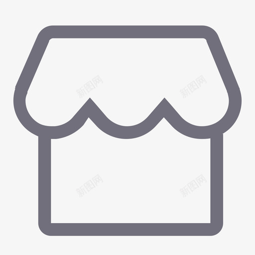 tabbar店铺细svg_新图网 https://ixintu.com 店铺