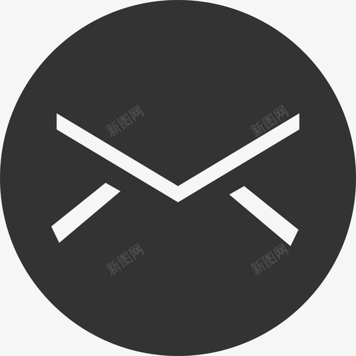 信封圆Bsvg_新图网 https://ixintu.com 信封