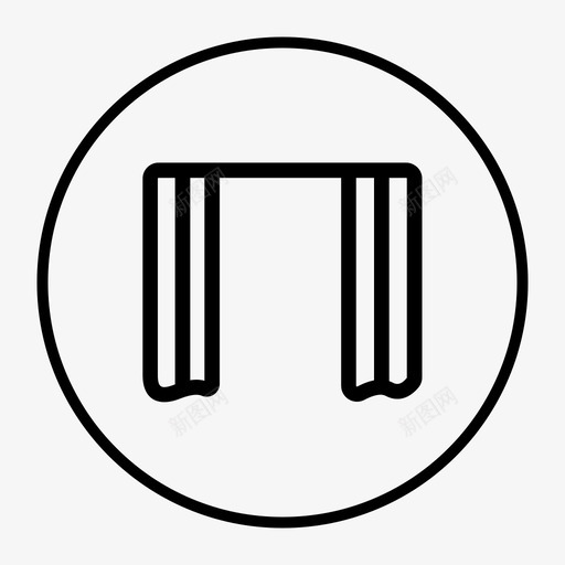 1窗帘svg_新图网 https://ixintu.com 窗帘