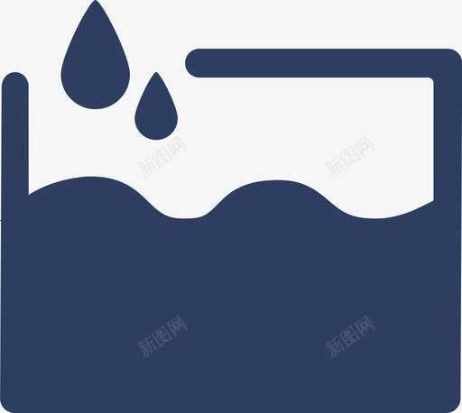 中水svg_新图网 https://ixintu.com 中水 填充 扁平