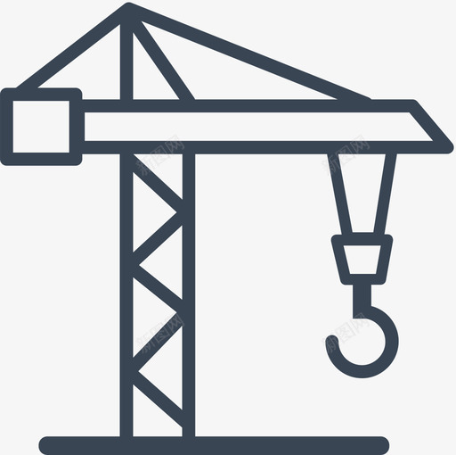 塔机svg_新图网 https://ixintu.com 塔机