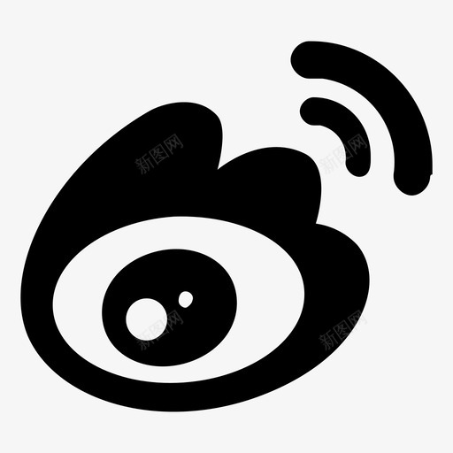 icon微博svg_新图网 https://ixintu.com 微博