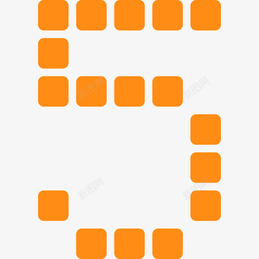 胶片字体数字5svg_新图网 https://ixintu.com 胶片 字体 数字