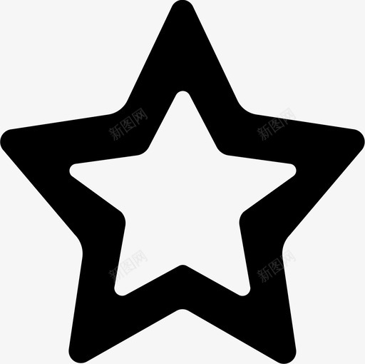 星星镂空svg_新图网 https://ixintu.com 星星 镂空