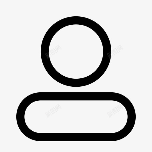 tabbar我的未选中svg_新图网 https://ixintu.com 我的 选中
