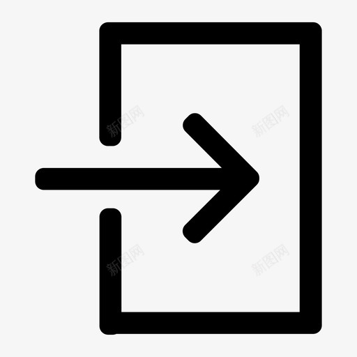 进区登记asvg_新图网 https://ixintu.com 进区 登记 线性 扁平 单色 简约 商务