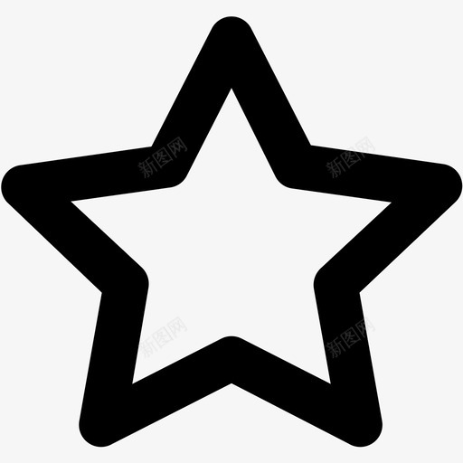 icon14收藏未点击svg_新图网 https://ixintu.com 收藏 点击