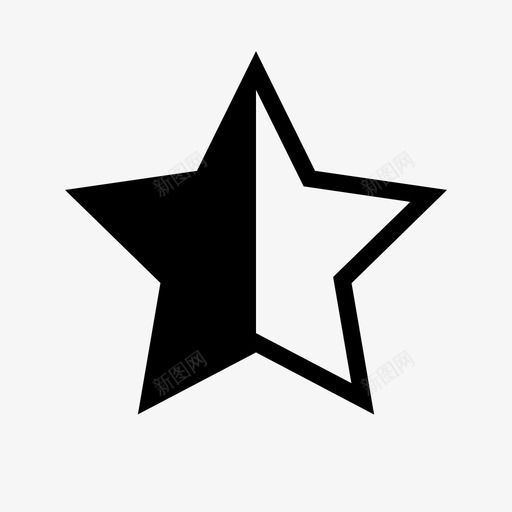 星半svg_新图网 https://ixintu.com 星半