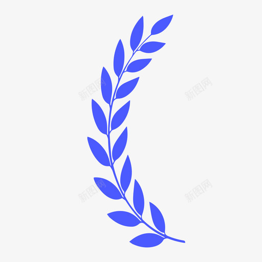 麦穗左svg_新图网 https://ixintu.com 麦穗