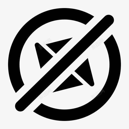 取消本体环1svg_新图网 https://ixintu.com 取消 本体