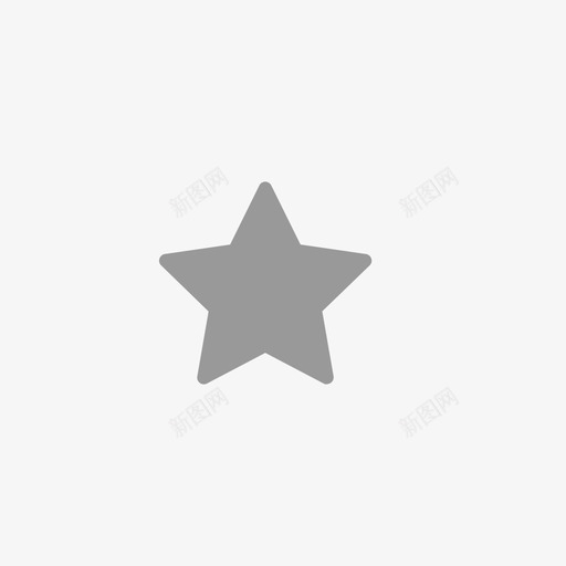 灰星星画板1svg_新图网 https://ixintu.com 星星 画板