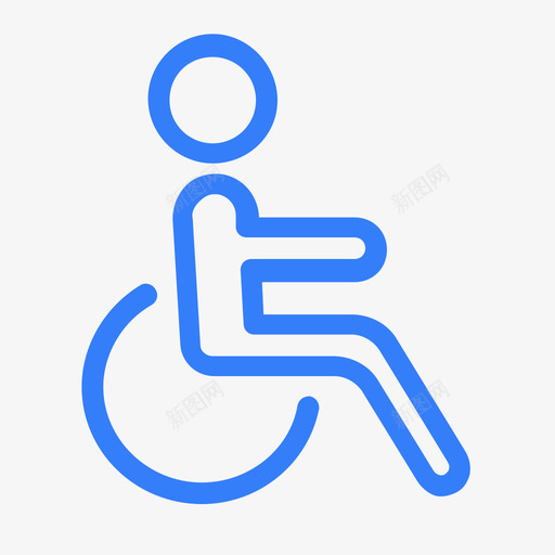 残疾人走访svg_新图网 https://ixintu.com 残疾人 走访