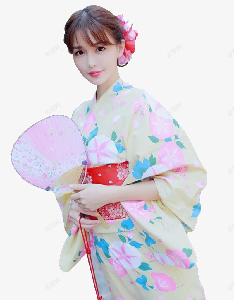 和服美女png免抠素材_新图网 https://ixintu.com 和服 美女