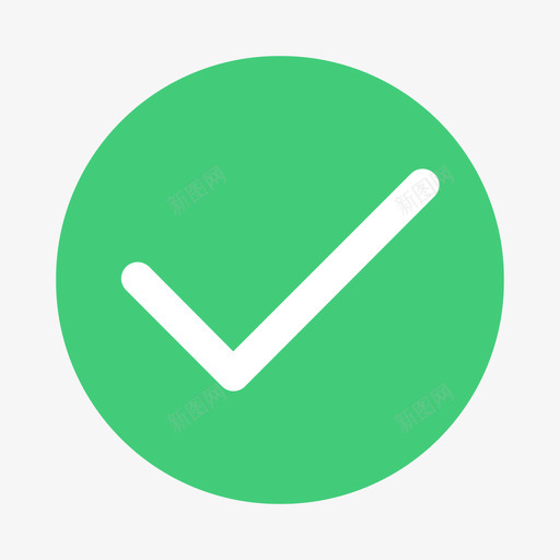 综合业务系统图标对号svg_新图网 https://ixintu.com 业务 图标 对号 系统 综合 绿色对号