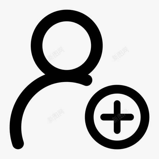 icon添加参会者svg_新图网 https://ixintu.com 添加 参会者