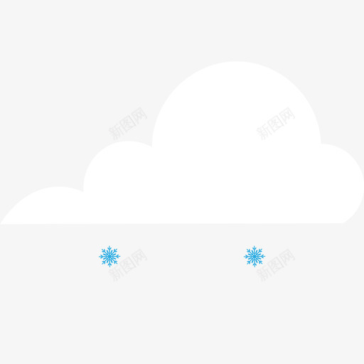 小雪转中雪01svg_新图网 https://ixintu.com 小雪 转中