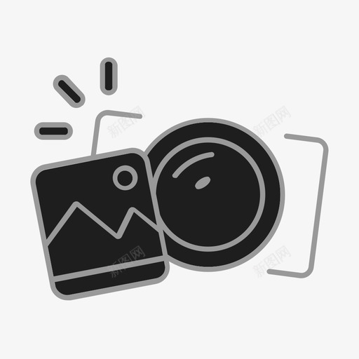 新互动黑色svg_新图网 https://ixintu.com 新互动 互动 黑色