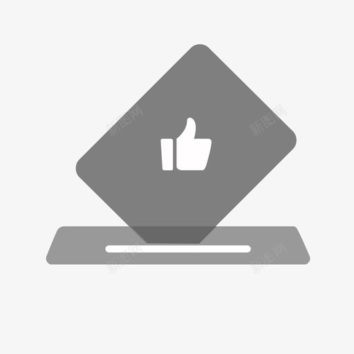 企业投票灰色svg_新图网 https://ixintu.com 企业 投票 灰色