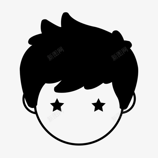 网红帅哥svg_新图网 https://ixintu.com 网红 帅哥