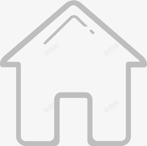 0100首页02svg_新图网 https://ixintu.com 首页 填充 单色 可爱 商务 圆润