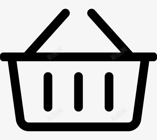 shoppingbasketsvg_新图网 https://ixintu.com 线性 简约 手绘
