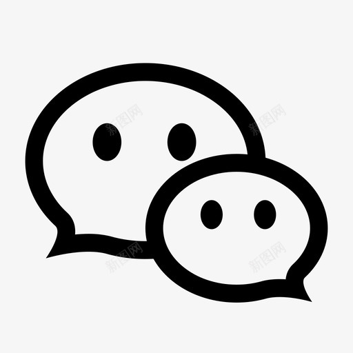 微信公众号二维码svg_新图网 https://ixintu.com 微信 公众 二维