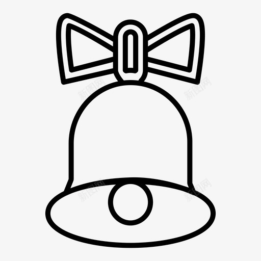 钟声圣诞节假日svg_新图网 https://ixintu.com 钟声 圣诞 圣诞节 节假日 新年