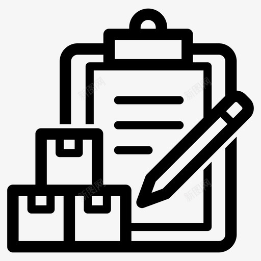 货运单据票据会计svg_新图网 https://ixintu.com 货运 货运单 单据 票据 会计 海关 文书 物流