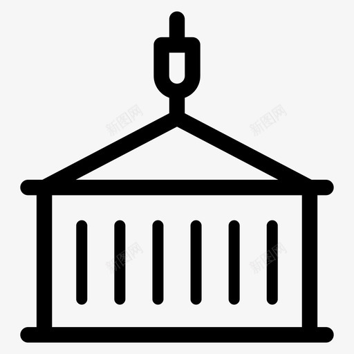 海运集装箱出口进口svg_新图网 https://ixintu.com 海运 集装箱 物流 出口 进口