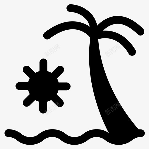 度假海滩休息室svg_新图网 https://ixintu.com 度假 海滩 休息室 放松 阳光 旅游