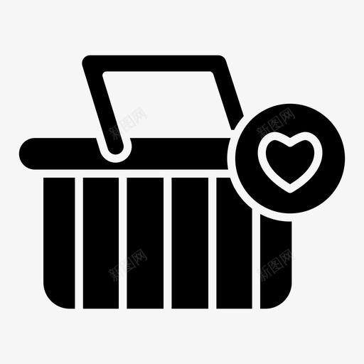 篮子购物车爱情svg_新图网 https://ixintu.com 篮子 购物车 爱情 订单 购物 购物篮
