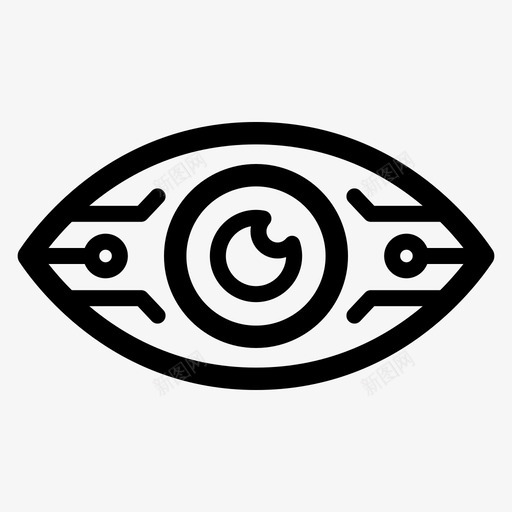 网络眼人工控制论svg_新图网 https://ixintu.com 网络 人工 控制论 电子 人工智能