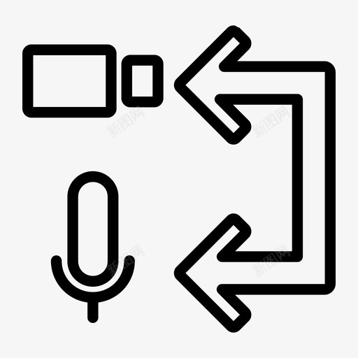将视频转换为音频应用程序文件svg_新图网 https://ixintu.com 视频 转换 音频 应用程序 文件