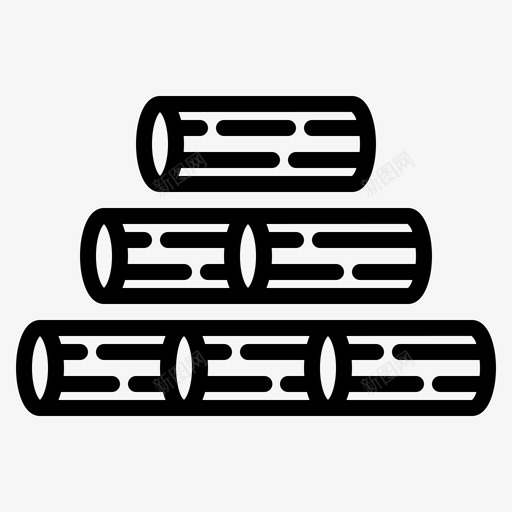 树林建筑营地svg_新图网 https://ixintu.com 建筑 树林 营地 建筑工 工作 冬季